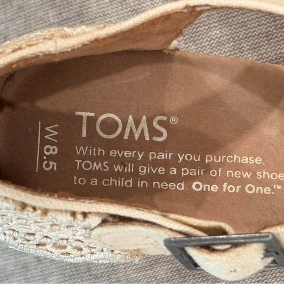 Tom’s beige wedge heels - Picture 2 of 6